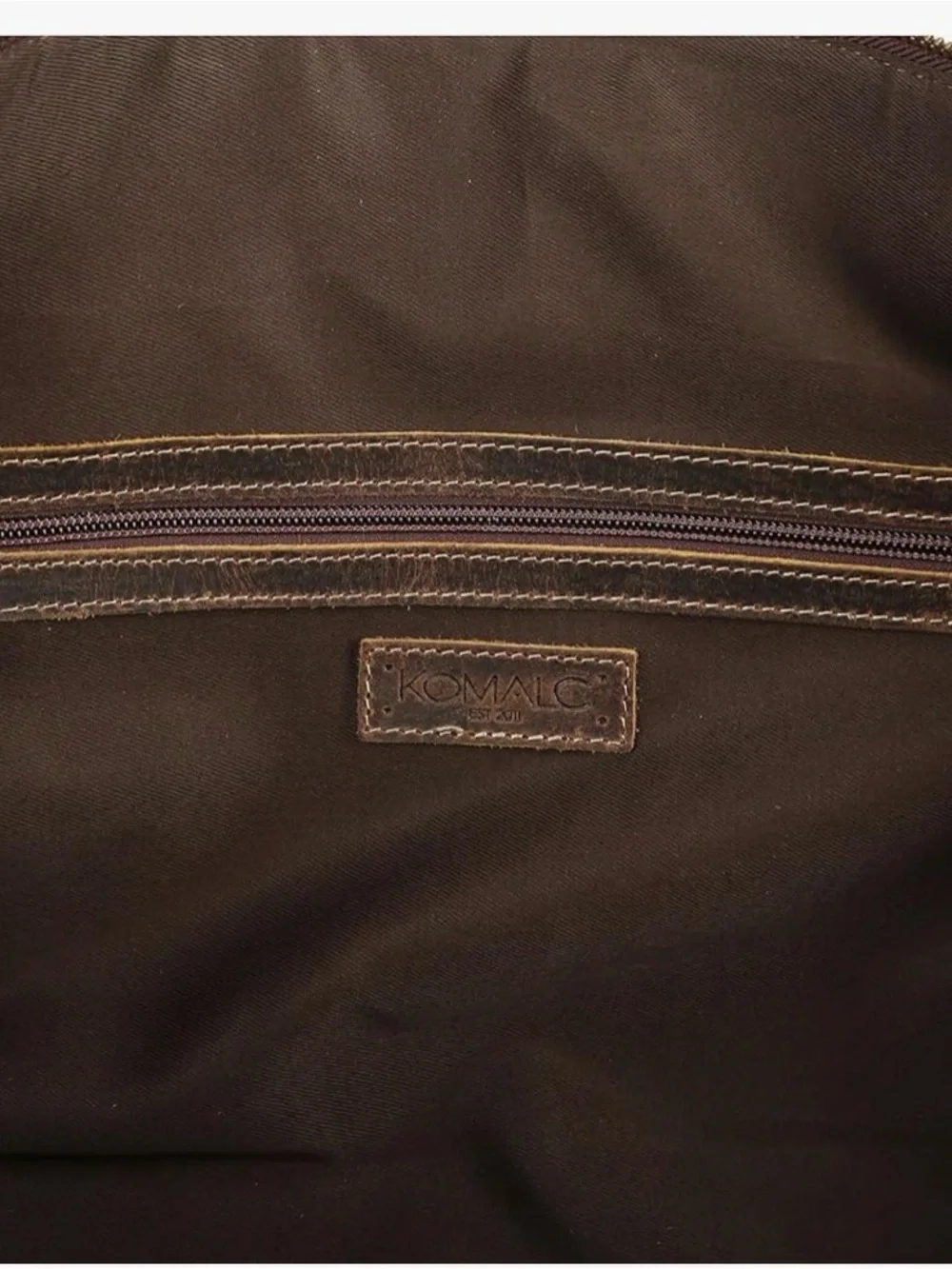 Leather (Buffalo) Duffel Bag - Mens